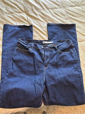 Levi's Dark Indigo Straight-Leg Women’s Jeans